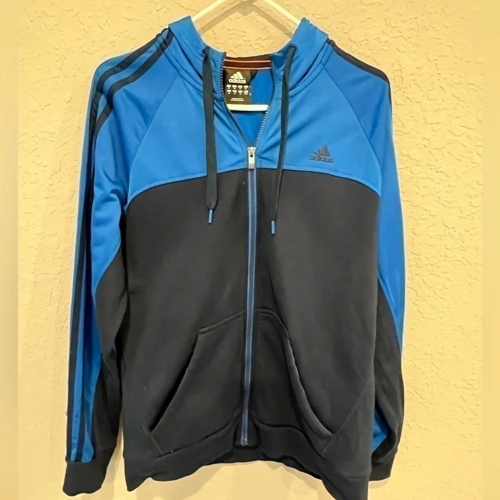 Adidas full zip tracksuit hoodie for men’s